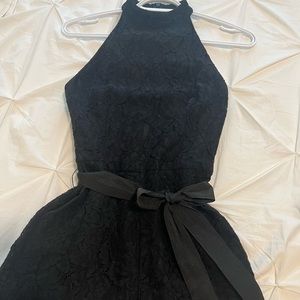 BB Dakota lace black romper